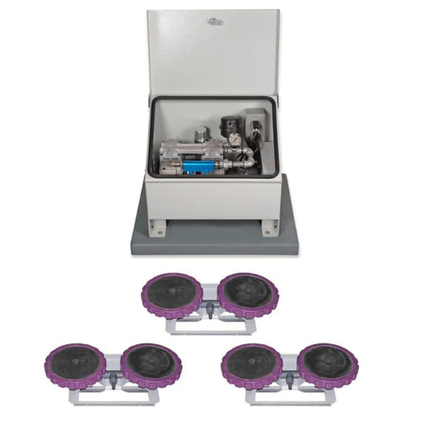 Vertex Air 3 XL2 Pond Aeration System With Opened Compressor Top View And Diffuser