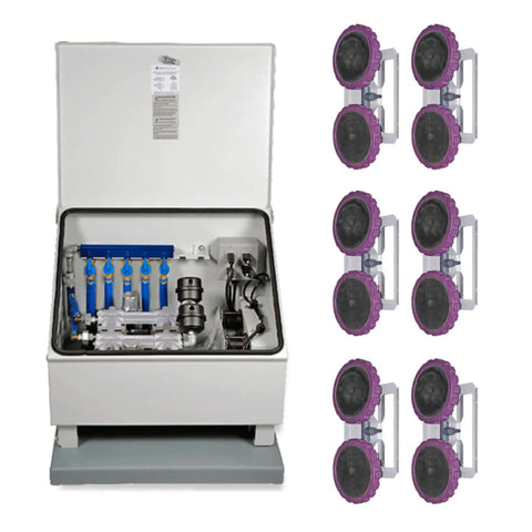 Vertex Air 6 XL2 Pond Aeration System Top View And Diffuser