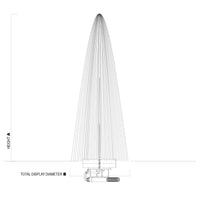 Thumbnail for Vertex GeyserJet Floating Fountain Display Diameter