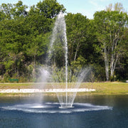 Vertex RingJet Floating Fountain With Tall Trees Background