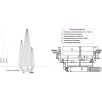 Thumbnail for Vertex TriGeyser Floating Pond Fountain Diagram