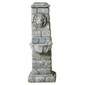 Via Medina Outdoor Water Fountain With Plain White Background