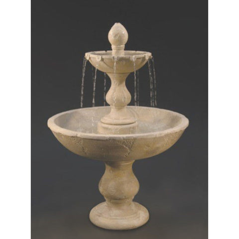 Vicenza Tiered Garden Water Fountain With Colored Background