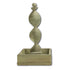 Thumbnail for Water Spiral with Square Bowl and Ball Finial With Plain White Background