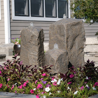 Thumbnail for Watershed Cascade Triple Stone Outdoor Fountain