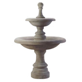 Westminster Two Tier Fountain Tall With Plain White Background