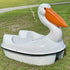 Adventure Glass Pelican paddle boat on the water