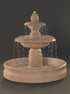 Thumbnail for Venetian Two Tier Outdoor Fountain With 55 Inch Basin