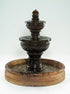Thumbnail for Baroque Tiered Outdoor Fountain with 46 inch Basin