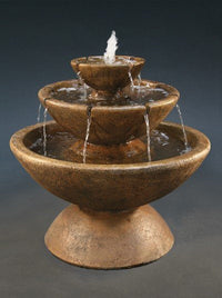 Thumbnail for 3-Tier Color Bowl with Lips Small Water Fountain