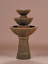 Thumbnail for Three Tier Color Bowl Garden Fountain - Tall