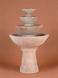 Thumbnail for 4-Tier Color Bowl Garden Water Fountain - Tall