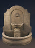 Thumbnail for Provincial Cast Stone Wall Outdoor Fountain With Plain Basin