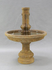 Thumbnail for Athenian Cast Stone Garden Fountain With Pool