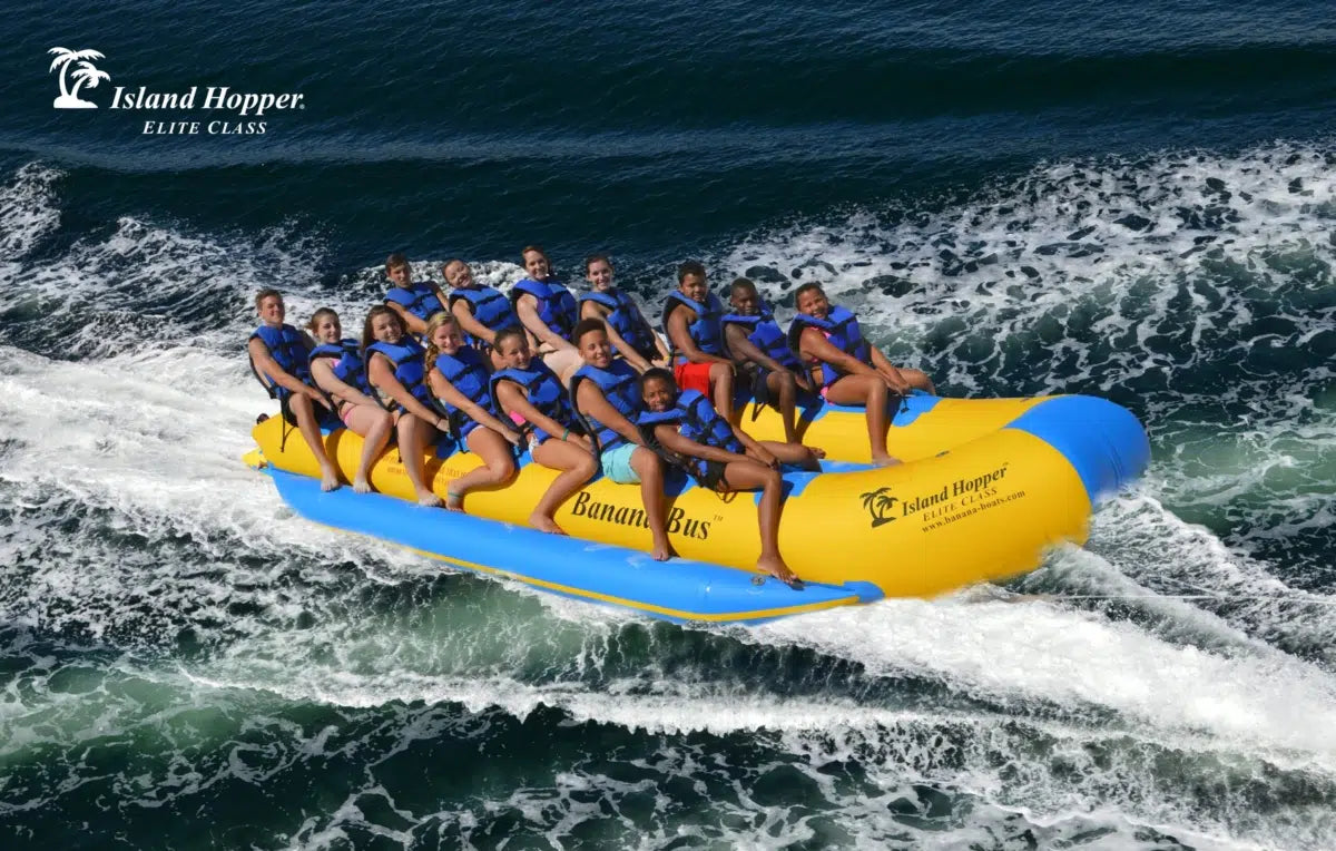 Island Hopper Elite Class Banana Buss 14 Person Banana Boat