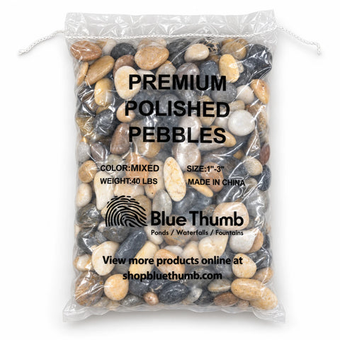 Blue Thumb mixed polished pebbles 40 lb bag