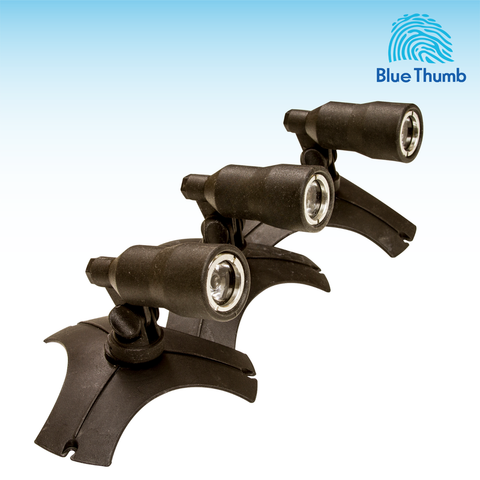 Blue Thumb warm white LED bullet lights with weighted bases