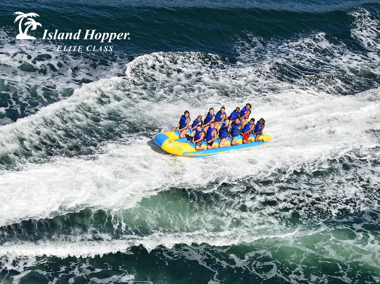 Island Hopper Elite Class Banana Buss 14 Person Banana Boat