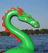 Dragon head on an Adventure Glass Dragon Classic paddle boat