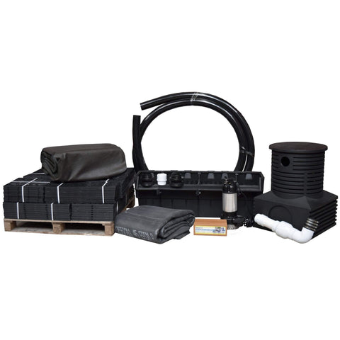 EasyPro Just-A-Falls Large pondless waterfall kit JAF3HSC with Res-Cubes