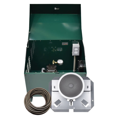 EasyPro PA34 aerator in a Sentinel ground cabinet