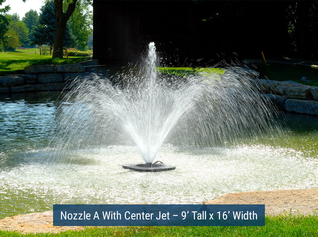 Air O Later Font`N-Aire Legacy Pond Fountain, 1/2 HP