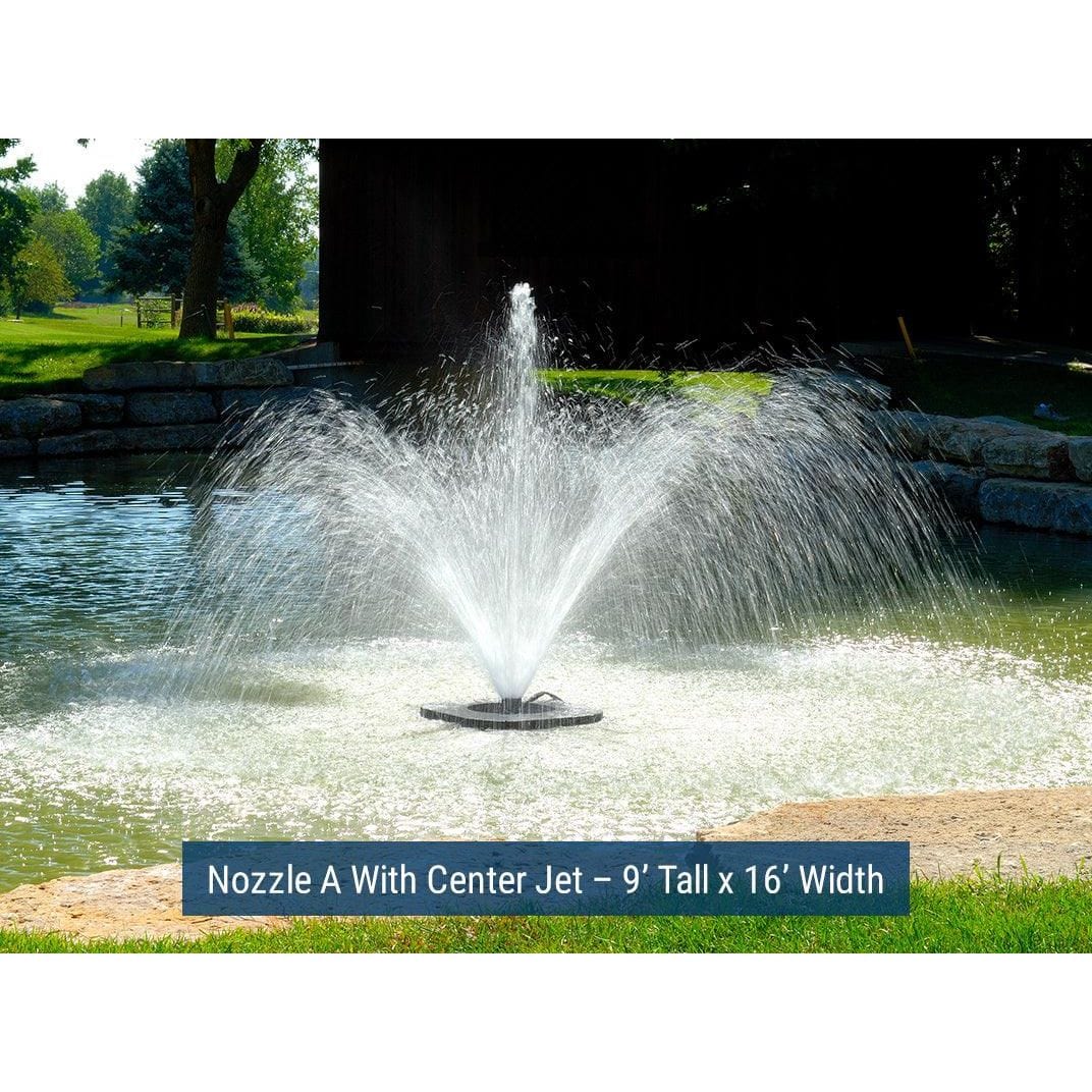 Air O Later Font`N-Aire Legacy Pond Fountain, 1/2 HP