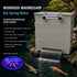 GC Tek Nishikigoi Wakimizu polypropylene bakki shower for koi ponds