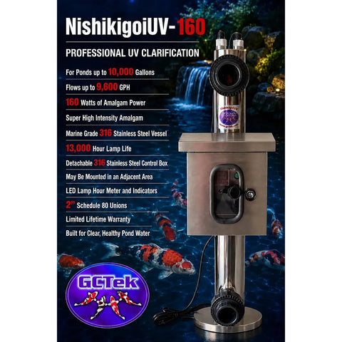 NishikigoiUV-V160 vertical 160 watt amalgam UV