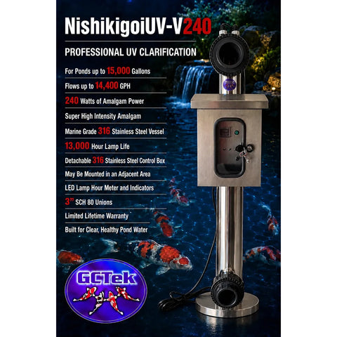 NishikigoiUV-V240 vertical three inch amalgam UV