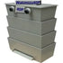 Side view of the polypropylene Wakimizu bakki shower tiers