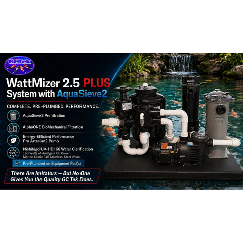 WattMizer PLUS 2.5 filter system with AquaSieve2 prefilter