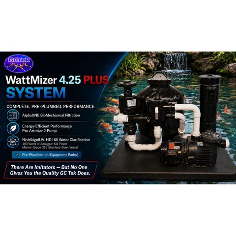 WattMizer PLUS 4.25 pond filter system for ponds up to 10,000 gallons