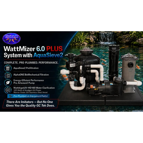 WattMizer PLUS 6.0 filter system with AquaSieve2 prefilter