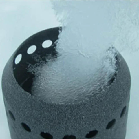 Keeton ProLake Duraplate diffuser bubbling underwater, top view
