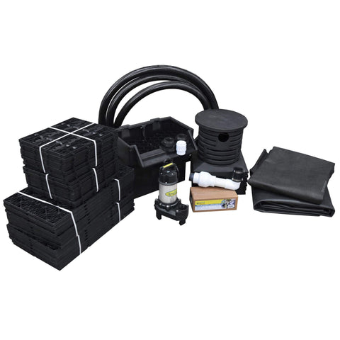 Medium pondless waterfall kit by EasyPro JAF2HSC with Res-Cubes