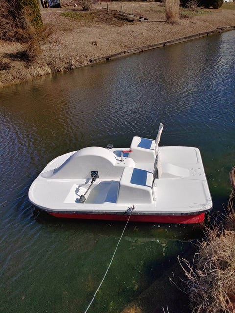 pedal boat 2 person Adventure Glass 2 Person Economical SeaVenture Paddle Boat – Pond Haven