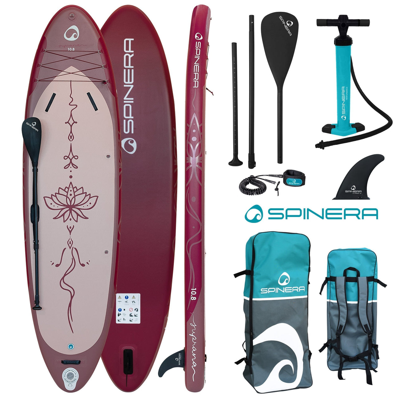 Spinera Suprana 10'8" Inflatable Yoga Paddle Board