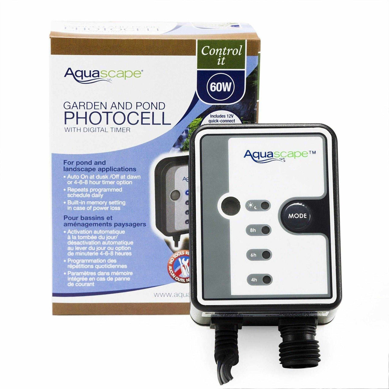 Aquascape 60W Photocell with Digital Timer