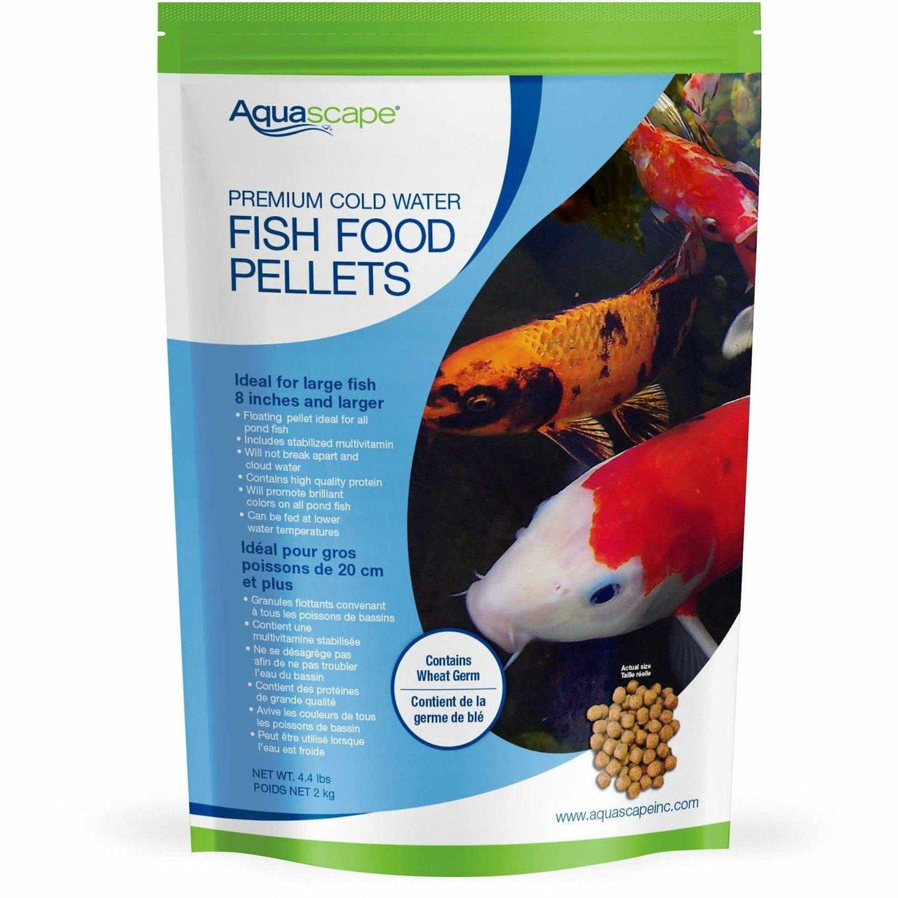 Aquascape Premium Cold Water Fish Food - Large Pellets