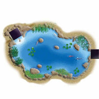 Thumbnail for Aquascape Medium Pond Kit 11' x 16' with AquaSurgePRO 2000-4000 Pump