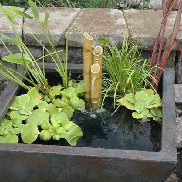 Aquascape Pouring Three-Tier Bamboo Fountain