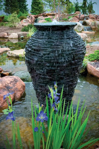Thumbnail for Aquascape Small Stacked Slate Urn Fountain Kit